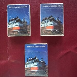 Benson and Hedges playing cards - 3 sets